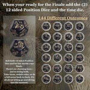 ألعاب زوجية رومانسية - 5 قطع نرد لتقوية العلاقات مع حقيبة تخزين